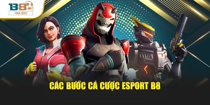 Các bước cá cược Esport B8