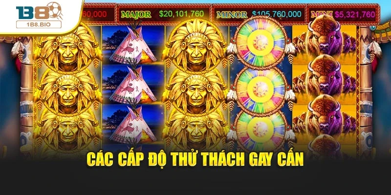 Các cấp độ thử thách gay cấn